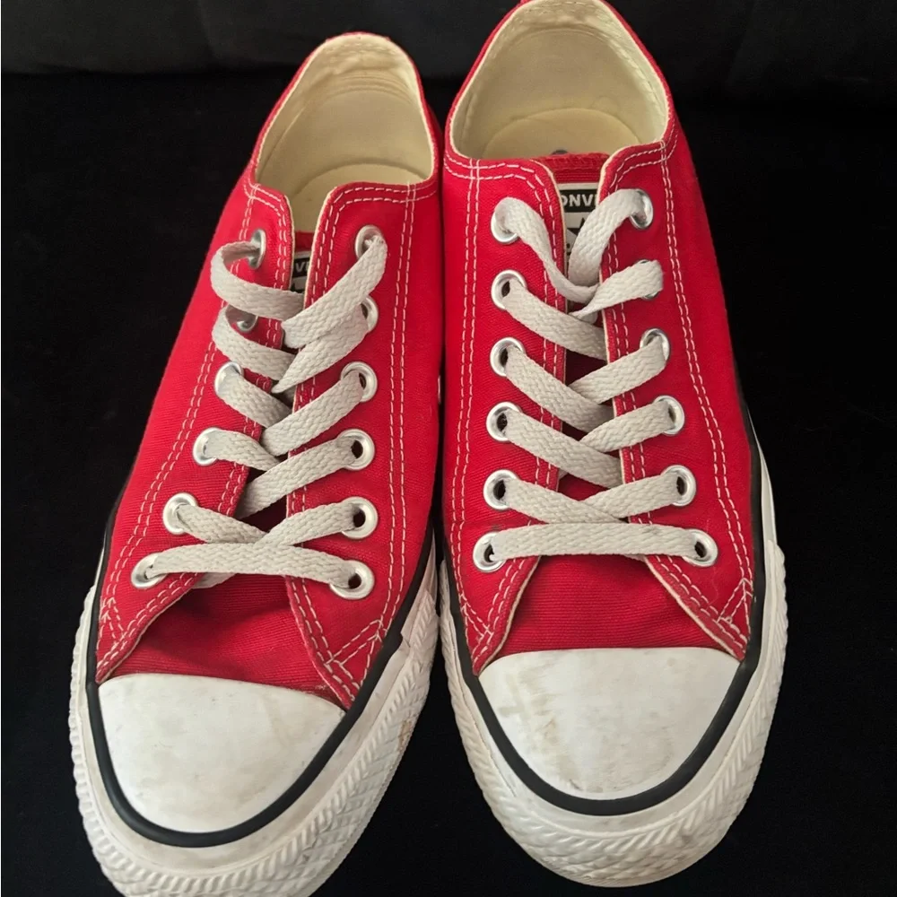 Converse All Star Red Low Rise - Picture 3 of 7